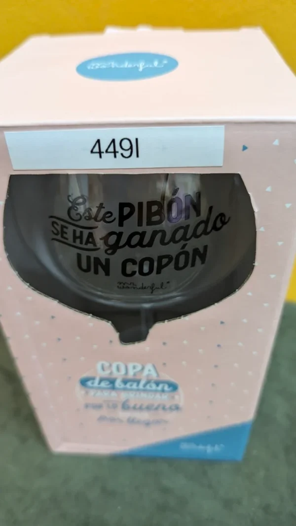 Mr. Wonderful Copa de balón de Vidrio