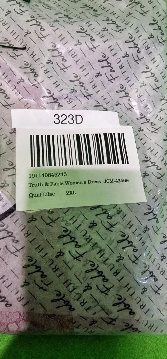 Vestido lila Truth & Fable, talla 2XL