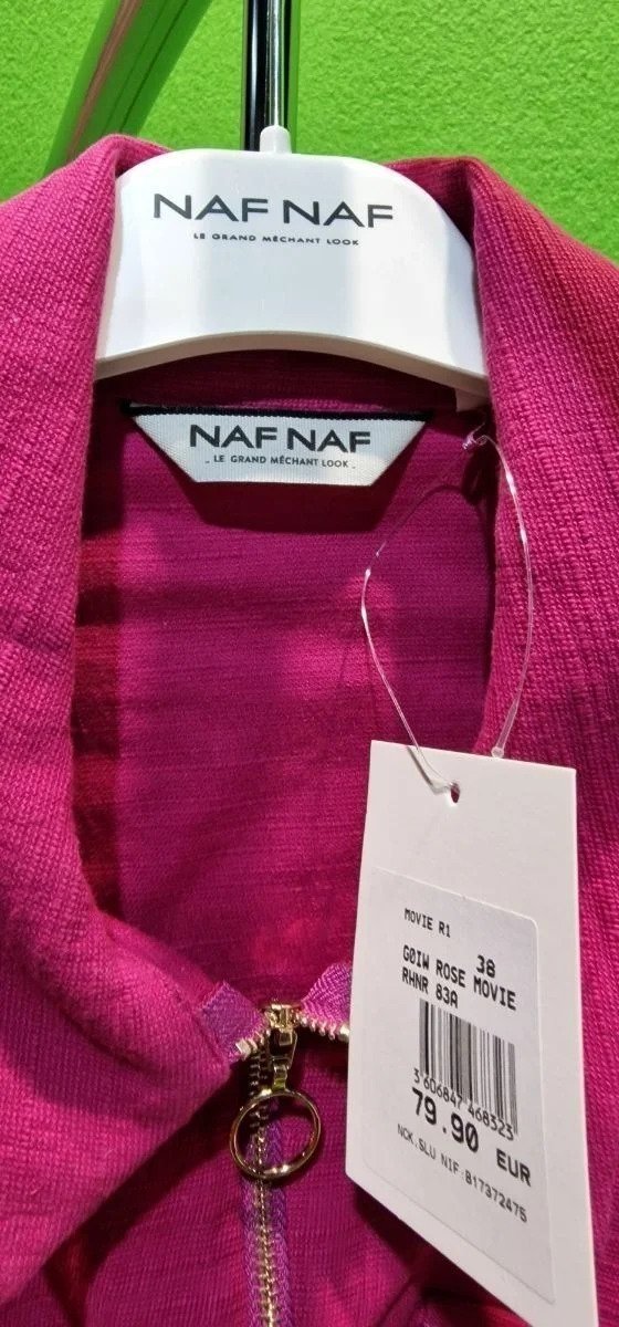 i5400926649.webp Chaqueta rosa Naf Naf con etiqueta de precio