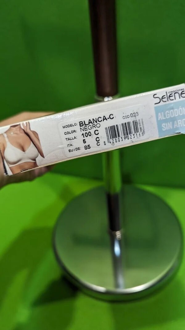 Selene Sujetador Blanca Preformado Algodon