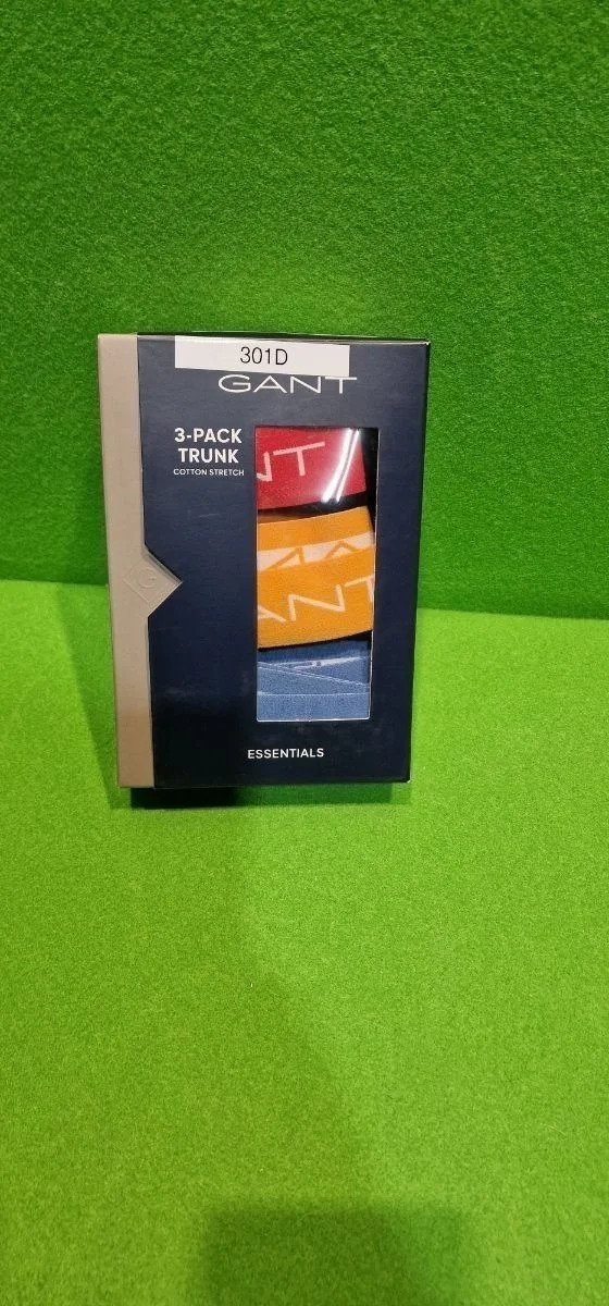 Pack de 3 calzoncillos negros GANT