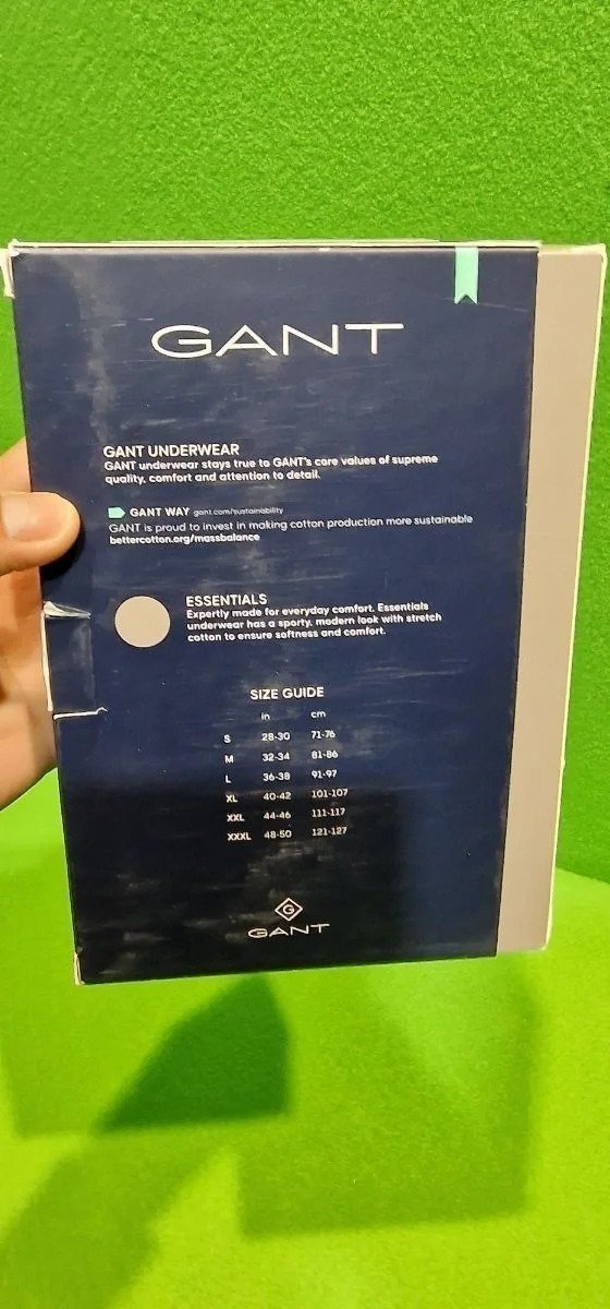 Pack de 3 calzoncillos negros GANT