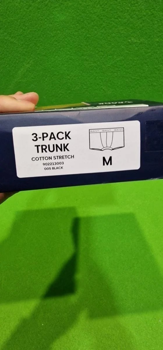 Pack de 3 calzoncillos negros GANT