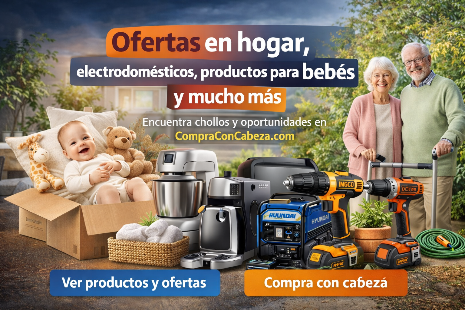Ofertas en hogar y bebés, CompraConCabeza.com