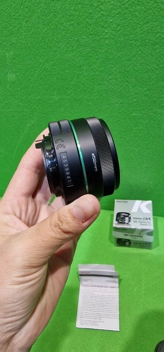 Pentax Smc DA 50 mm F/1.8 Objetivo