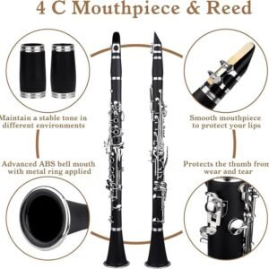 SLADE Clarinete Bb Clarinete Principiante para Estudiantes