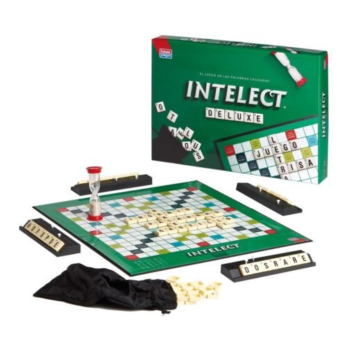 Juego de mesa Intelect Deluxe con tablero y fichas.