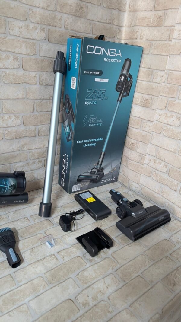 Cecotec Aspirador Escoba sin Cable Conga Rockstar 1500 Ray Pure