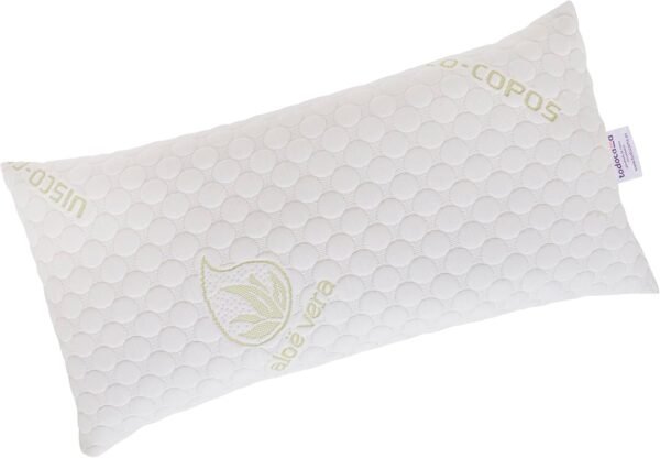 Todocama - Almohada viscoelástica Aloe Vera con Copos 100% viscoelásticos