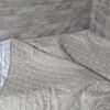 Colcha color beige oriental para cama de 90