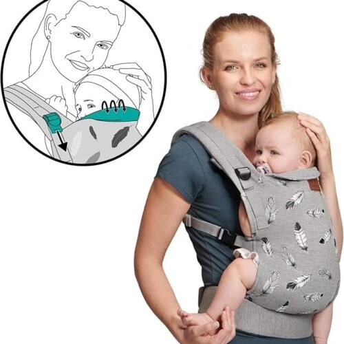 040E. -  Kinderkraft Mochila Portabebé MILO, Canguro