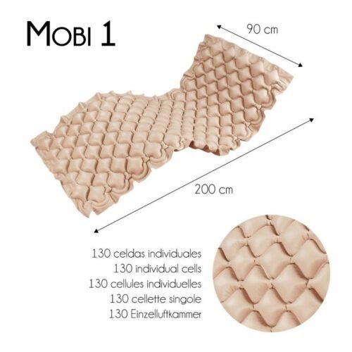 043E. - Mobiclinic, Colchón antiescaras de Aire alternante, Modelo Mobi 1