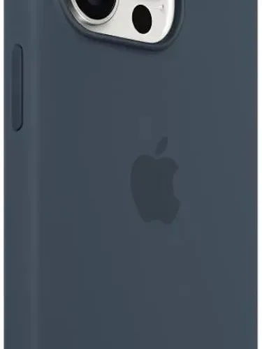 081I - Apple Funda de Silicona con MagSafe para el iPhone 15 Pro - Azul tempestad