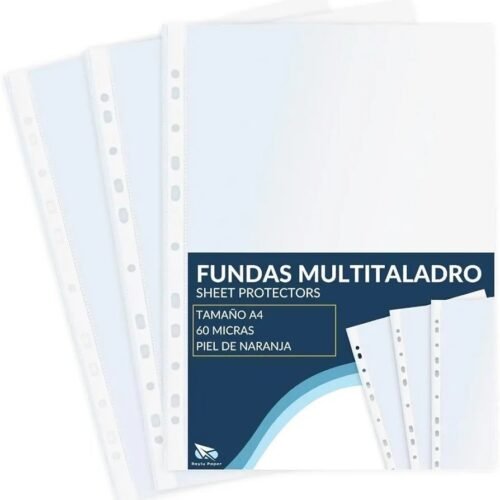 090I - Raylu Paper Fundas multitaladro de polipropileno