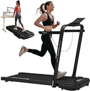 20N - Cinta De Correr Plegable 3 En 1, carga máxima de 120KG
