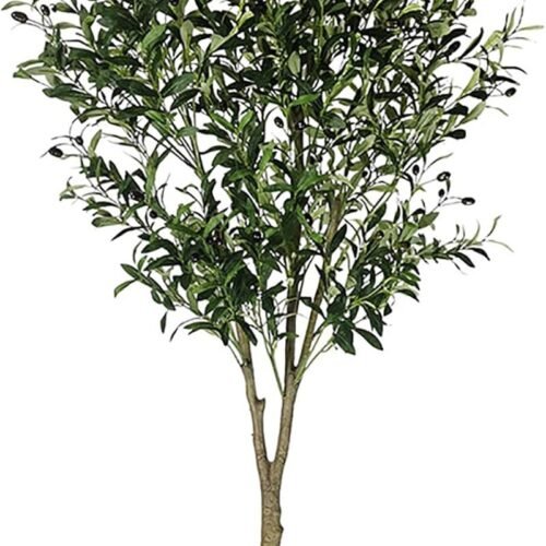 213M - Olivo Falso en Maceta de 180 cm de Alto con Frutos de Aceitunas de plástico