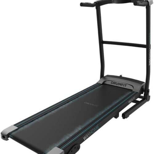 25N - Cecotec Cinta de Correr Plegable DrumFit WayHome 1500 Sprint. 1100 W, De 1 a 15 Km/h. 12 Programas