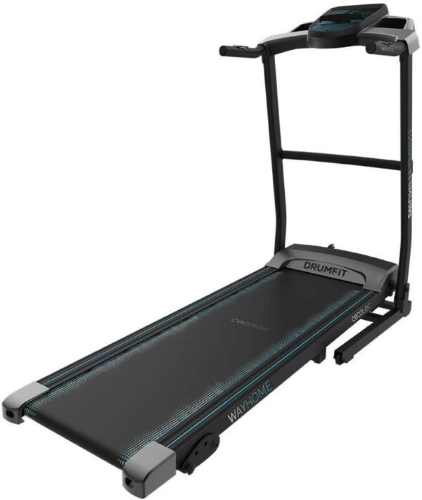 25N - Cecotec Cinta de Correr Plegable DrumFit WayHome 1500 Sprint. 1100 W, De 1 a 15 Km/h. 12 Programas