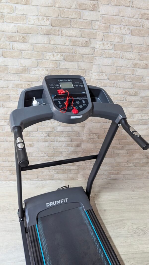 25N - Cecotec Cinta de Correr Plegable DrumFit WayHome 1500 Sprint. 1100 W, De 1 a 15 Km/h. 12 Programas