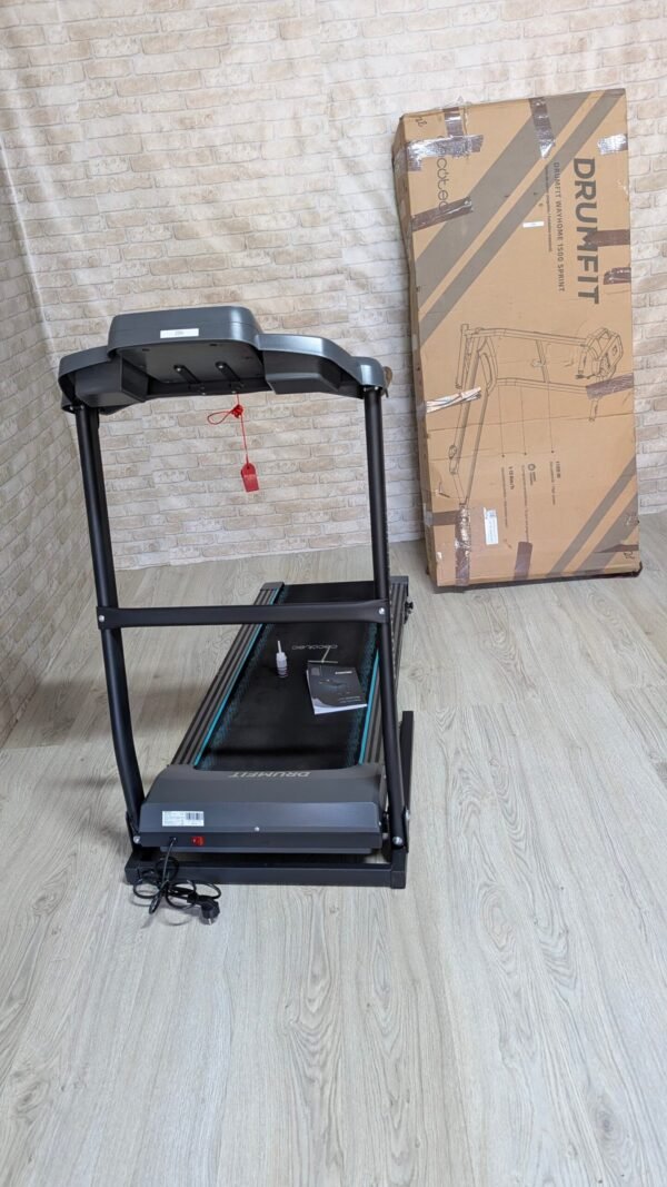 25N - Cecotec Cinta de Correr Plegable DrumFit WayHome 1500 Sprint. 1100 W, De 1 a 15 Km/h. 12 Programas
