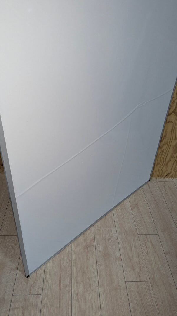 279M - Pizarra Blanca Magnética Doble Cara, Pizarra Magnetica, 120x180cm con Defecto