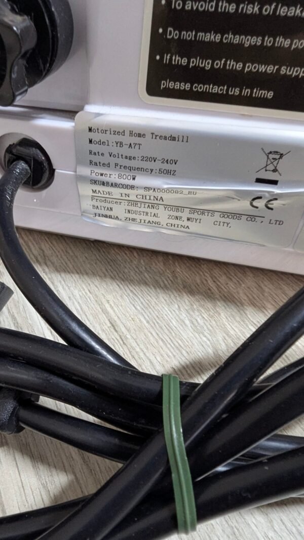 27N - CAROMA Cinta de Correr y Andar Plegable Eléctrica peso max 100kg