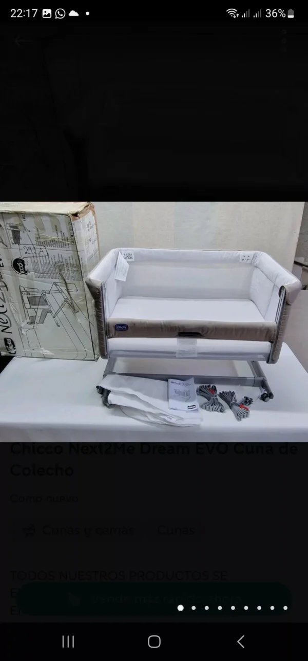 292A - Chicco Next2Me Dream EVO Cuna de Colecho