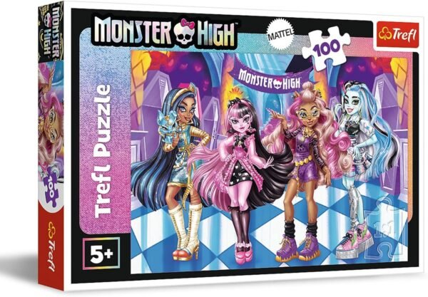 2M - Trefl Monster High Amigos terroríficos Puzle de 100 Piezas