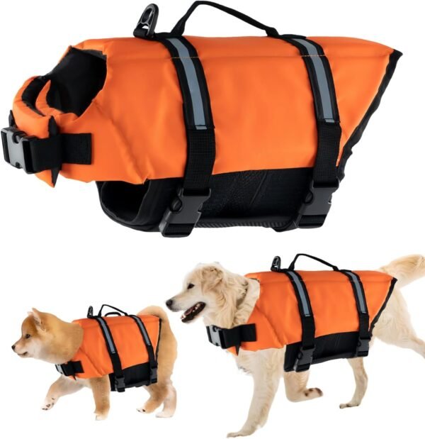 303m-chaleco-salvavidas-para-perros-talla-s-compraconcabeza-com-1 303M - Chaleco Salvavidas para Perros Talla S