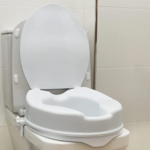 395M - OrtoPrime Elevador WC Adulto Con Tapa - Altura 10 cm