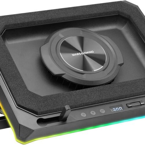 423M - Mars Gaming MNBC-Ultra, Base Refrigeradora y Stand, Ventilador 140mm