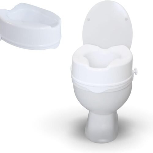 436M - Mobiclinic®, Elevador wc para adulto, Sin tapa, 14 cm