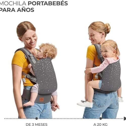 449E. - Kinderkraft NINO CONFETTI Mochila Portabebés
