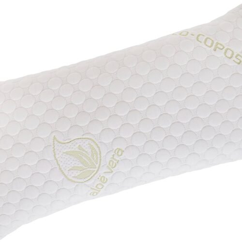 449M - Todocama - Almohada viscoelástica Aloe Vera con Copos 100% viscoelásticos