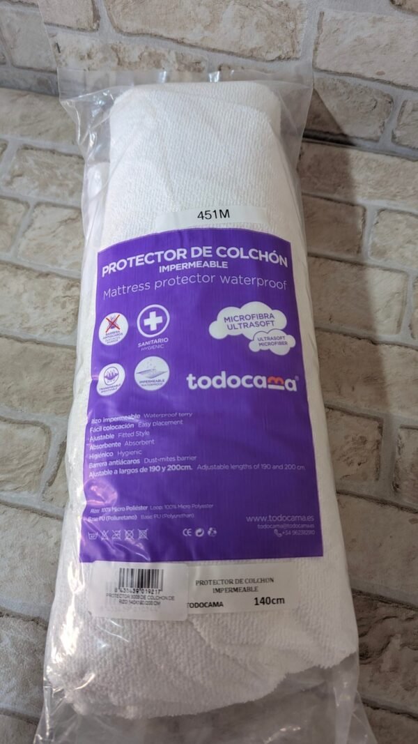 451m-todocama-protector-de-colchon-cubre-colchon-ajustable-compraconcabeza-com-3 451M - Todocama - Protector de colchón/Cubre colchón Ajustable