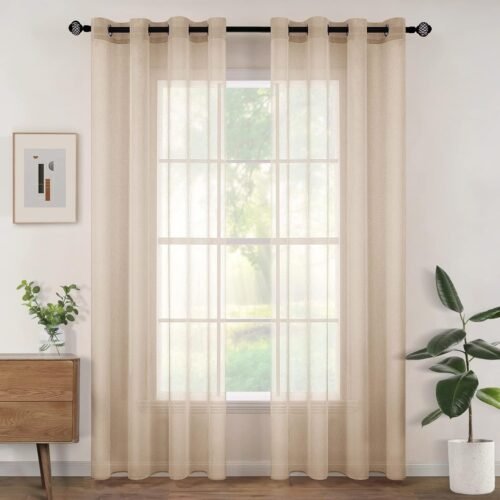 455M - Woaboy Cortinas Salon Modernas 2 Piezas 140x245cm