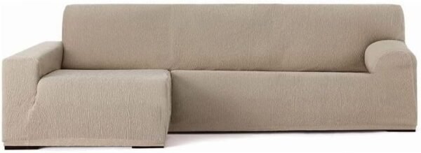 487M - Eysa Funda de sofá bielástica para Chaise Longue con el Brazo Largo Lado Izquierdo