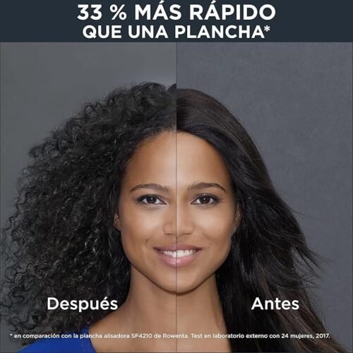514E - Rowenta Cepillo alisador Power Straight CF5820F0 para cabello muy rizado