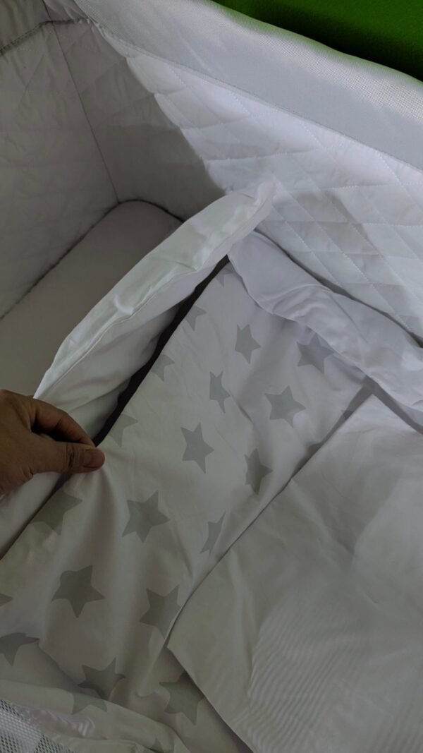 518L. - Minicuna colecho Asalvo 0 meses Beige + Edredon y Textil