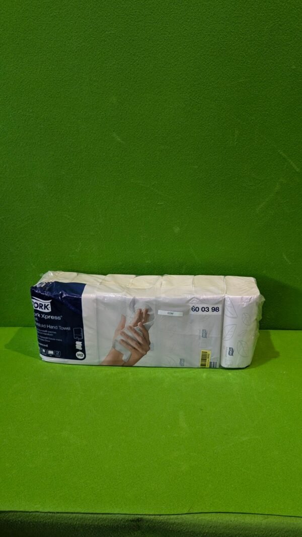 65M - Tork Xpress Toallas de Manos Suaves Plegables Blanco H2, Avanzadas, 2 capas, plegado 3 x 7 x 180 Hojas