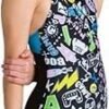 705L - Traje de baño deportivo Arena Girl para niñas con forro divertido