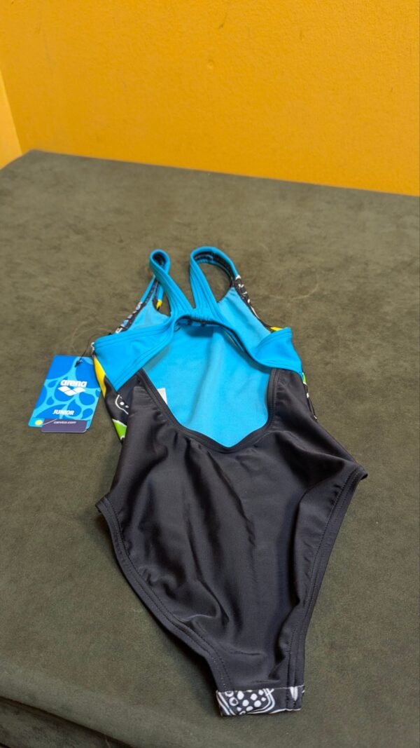705L - Traje de baño deportivo Arena Girl para niñas con forro divertido