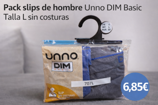 707l-pack-slips-hombre-unno-dim-basic-sin-costuras-compraconcabeza-com-1 707L - Pack slips hombre Unno DIM Basic sin costuras
