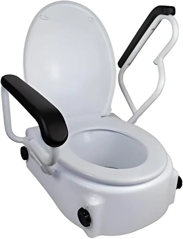 744C - Mobiclinic®, Elevador WC para adultos con reposabrazos, Tajo