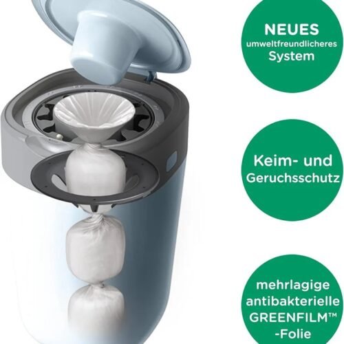 817E - Contenedor Twist & Click Verde, 2 Recambios