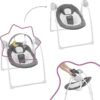 98BB - Hamaca y columpio para bebés eléctrico Badabulle Comfort Moonlight