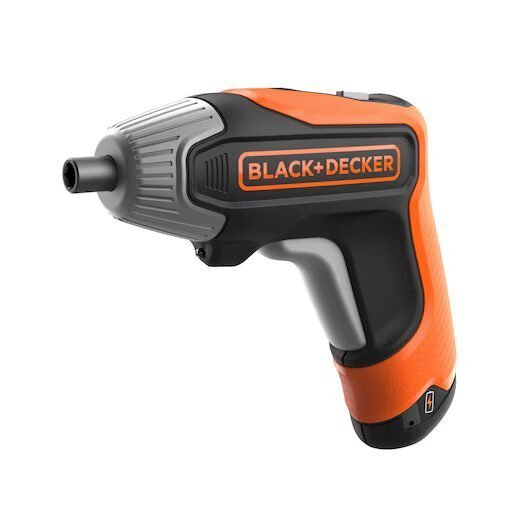 BCF611CK-QW - BLACK+DECKER Atornillador a Batería 3.6V, Batería de litio 1.5Ah, Carga Rápida, 5.5Nm de Torque BCF611CK