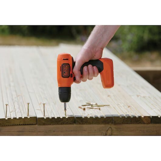blackdecker-bdcd8-qw-taladro-atornillador-sin-cable-7-2v-con-bateria-de-litio-negro-naranja-bdcd8-qw-compraconcabeza-com-10 BDCD8-QW - BLACK+DECKER BDCD8-QW - Taladro atornillador sin cable 7.2V con batería de litio, Negro/ Naranja