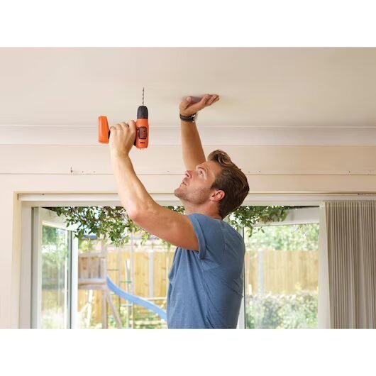 blackdecker-bdcd8-qw-taladro-atornillador-sin-cable-7-2v-con-bateria-de-litio-negro-naranja-bdcd8-qw-compraconcabeza-com-5 BDCD8-QW - BLACK+DECKER BDCD8-QW - Taladro atornillador sin cable 7.2V con batería de litio, Negro/ Naranja
