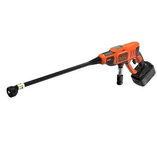 BCPC18D1-QW - BLACK+DECKER Hidro limpiadora 18V, batería 2Ah, presión de 24 bares BCPC18D1-QW